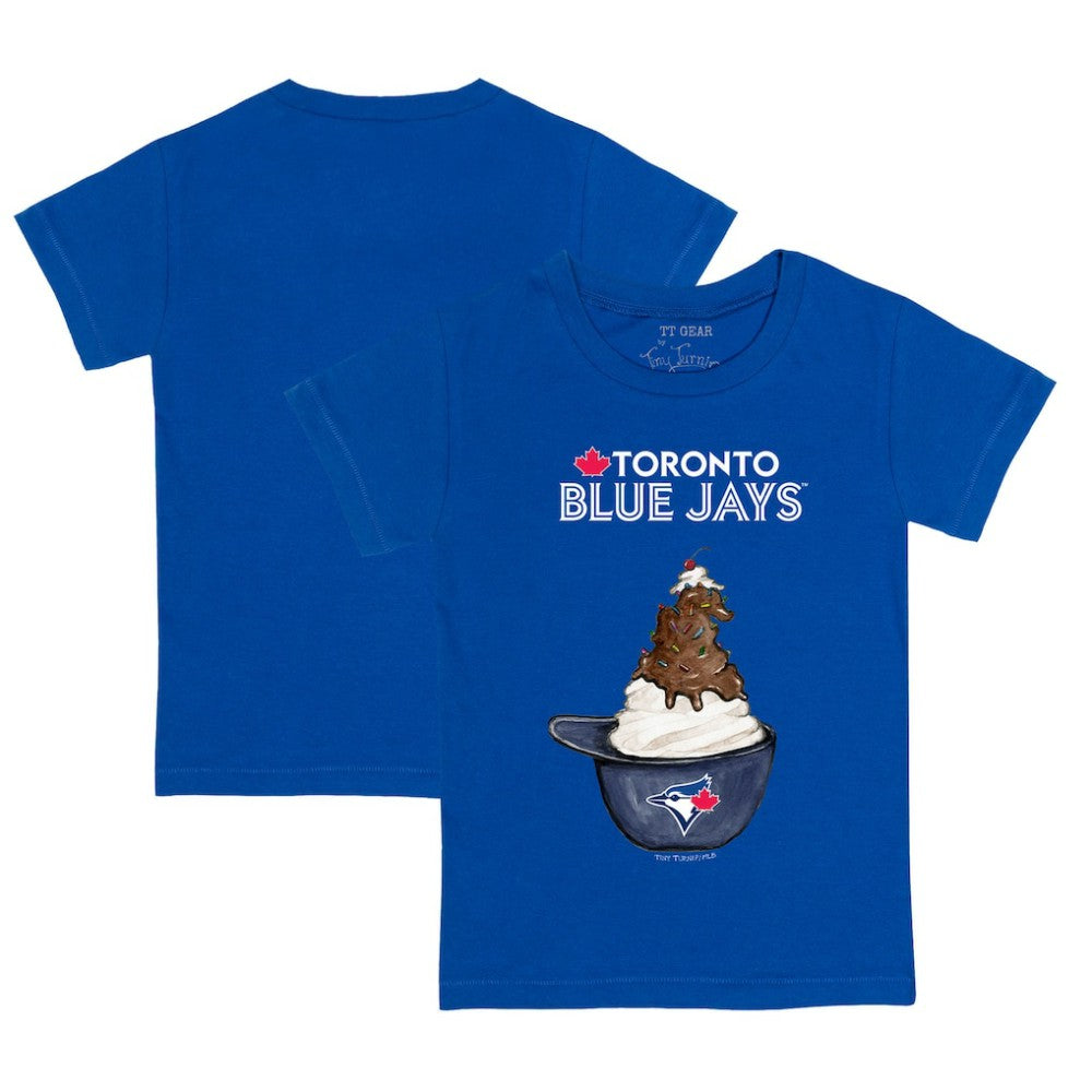 Toronto Blue Jays Tiny Turnip Youth Sundae Helmet T-Shirt Near Me