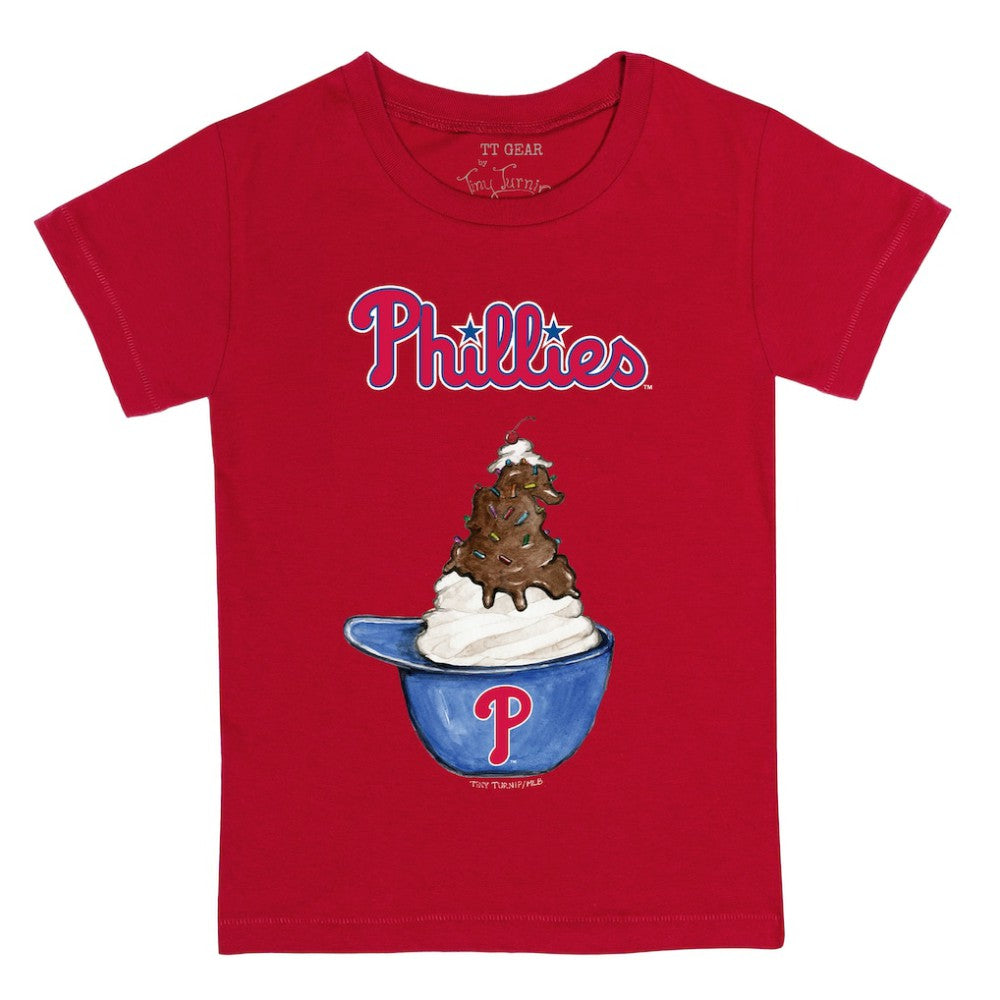 Philadelphia Phillies Tiny Turnip Youth Sundae Helmet T-Shirt Near Me