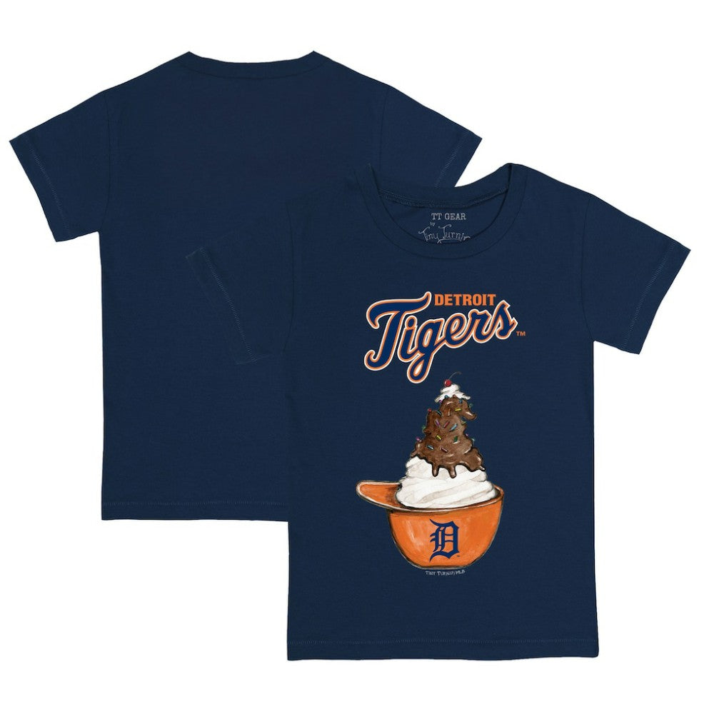 Detroit Tigers Tiny Turnip Youth Sundae Helmet T-Shirt Near Me