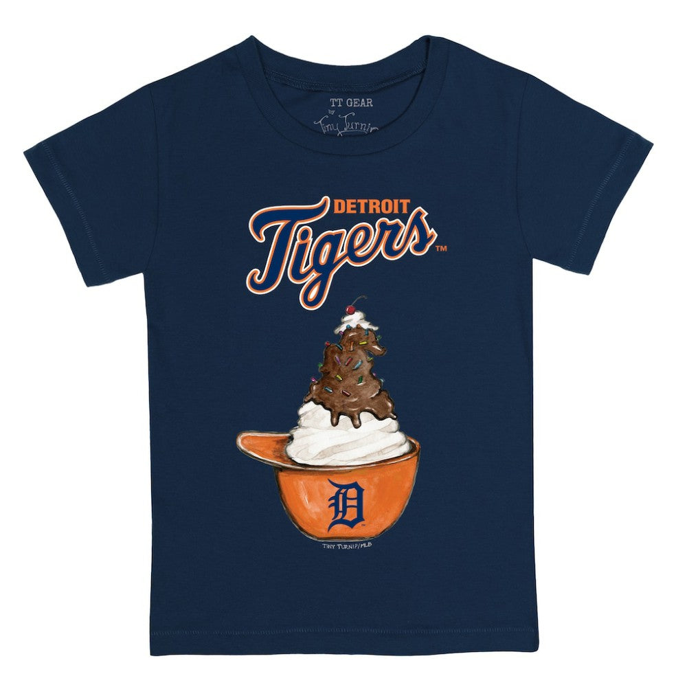 Detroit Tigers Tiny Turnip Youth Sundae Helmet T-Shirt Near Me