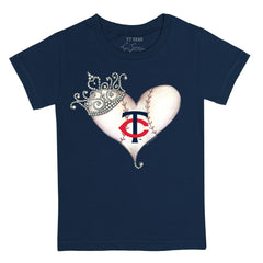 Minnesota Twins Tiny Turnip Youth Tiara Heart T-Shirt Near Me