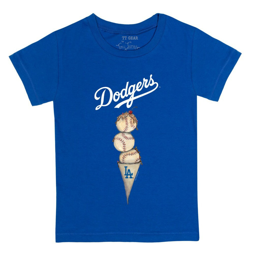 Los Angeles Dodgers Tiny Turnip Youth Triple Scoop T-Shirt Near Me