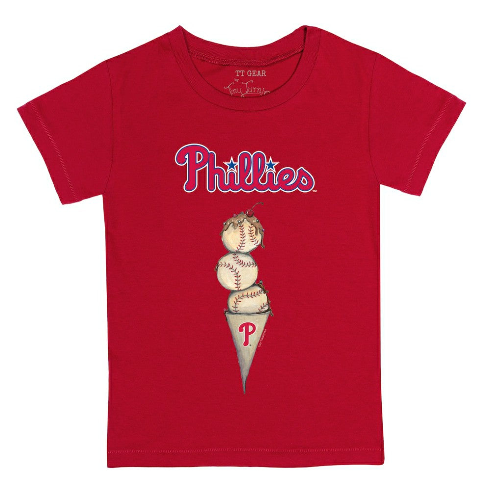 Philadelphia Phillies Tiny Turnip Youth Triple Scoop T-Shirt for sale