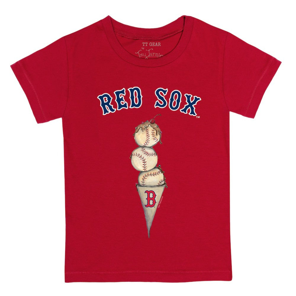 Boston Red Sox Tiny Turnip Youth Triple Scoop T-Shirt Outlet