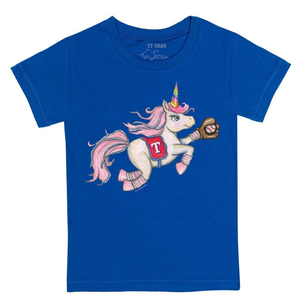 Texas Rangers Tiny Turnip Youth Unicorn T-Shirt Discount