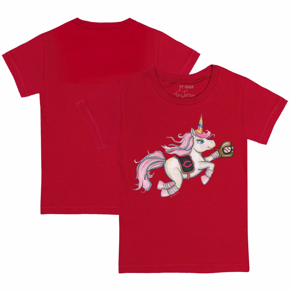 Cincinnati Reds Tiny Turnip Youth Unicorn T-Shirt Near Me