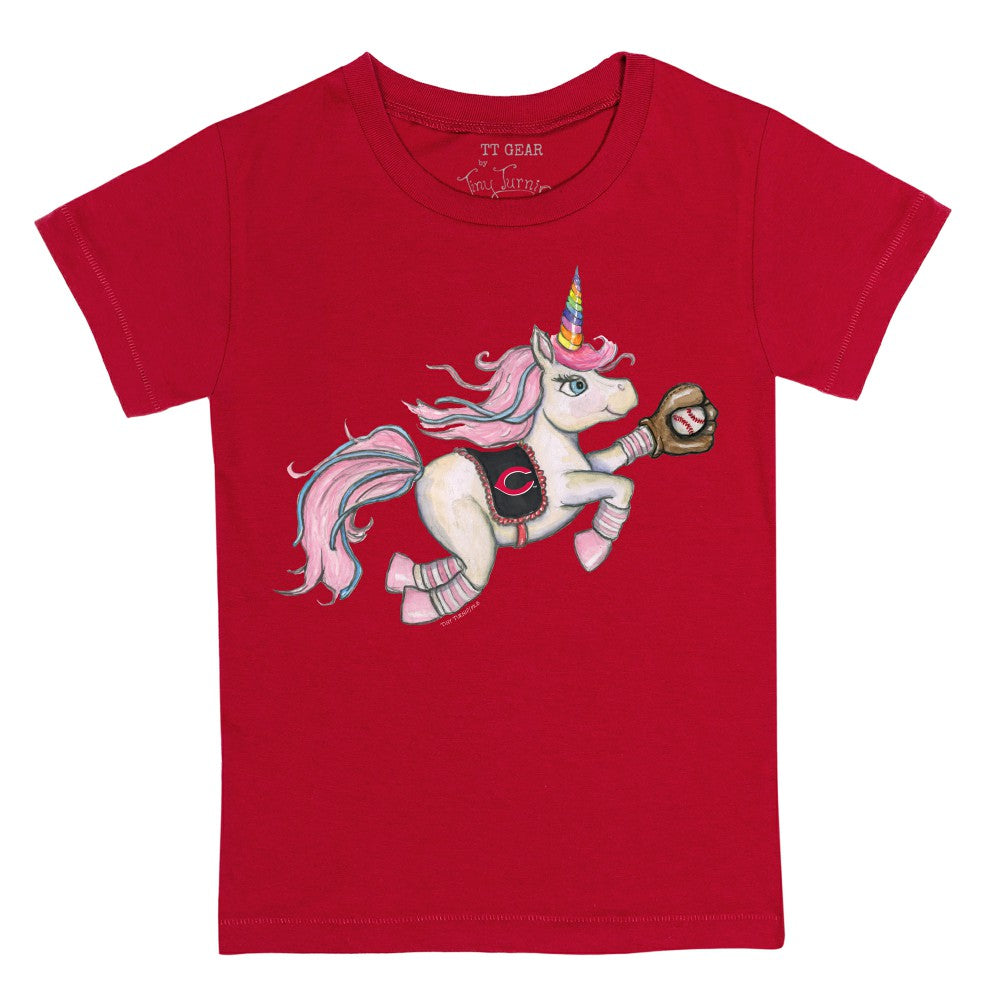 Cincinnati Reds Tiny Turnip Youth Unicorn T-Shirt Near Me