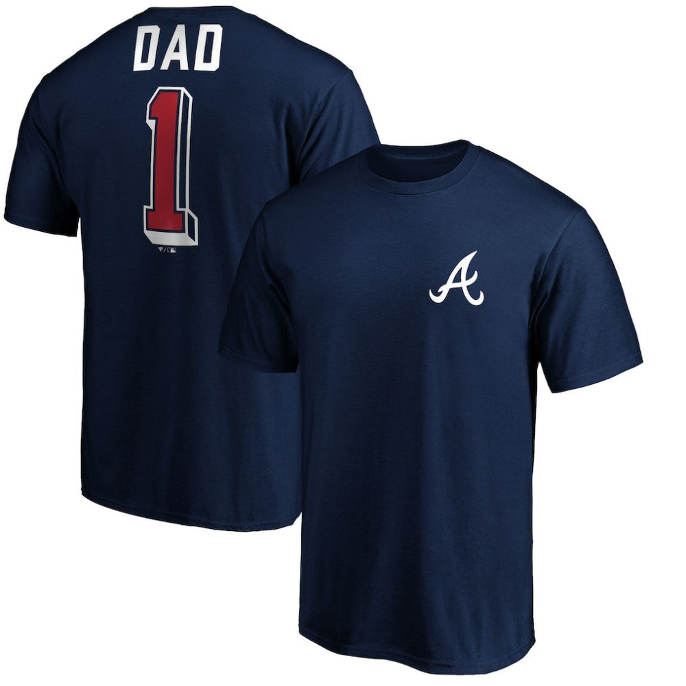 Atlanta Braves Number One Dad T-Shirt Sale