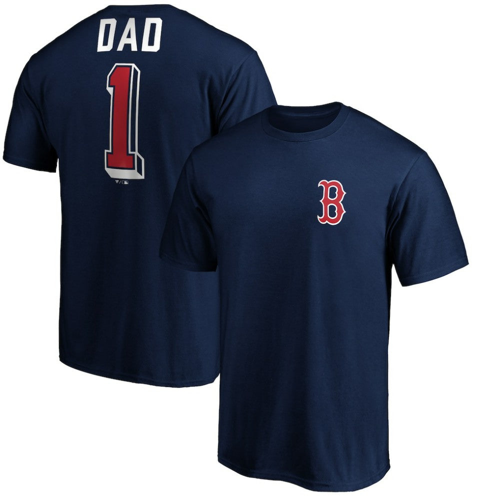 Boston Red Sox Number One Dad T-Shirt Outlet