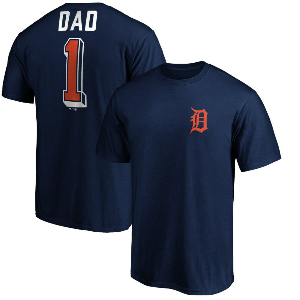 Detroit Tigers Number One Dad T-Shirt Near Me