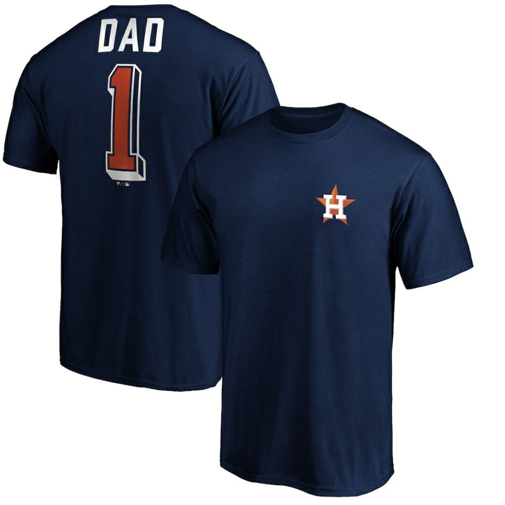Houston Astros Number One Dad T-Shirt Sale