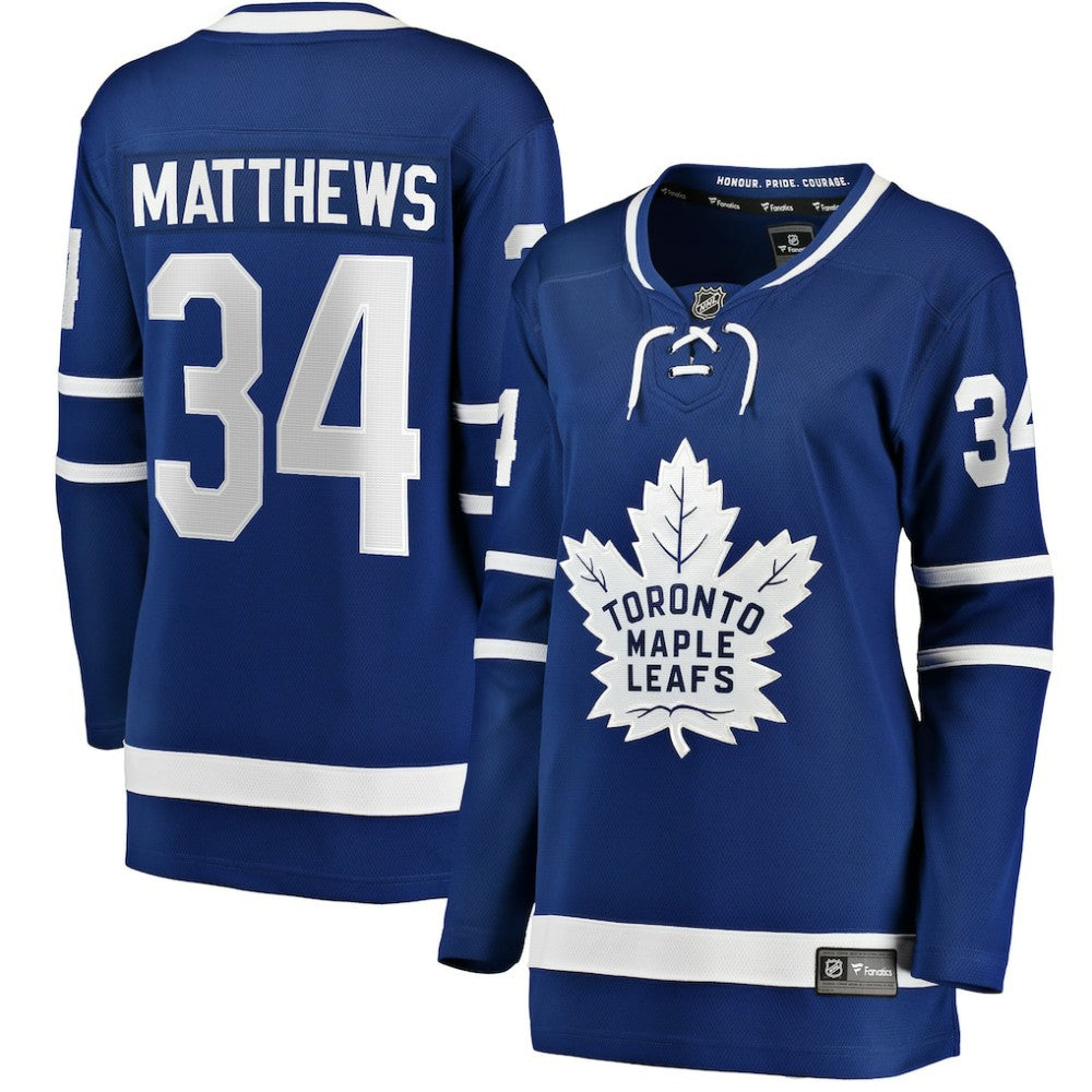 Auston Matthews Toronto Maple Leafs Fanatics Women's Home Breakaway Jersey - Blue | Fanatics discount