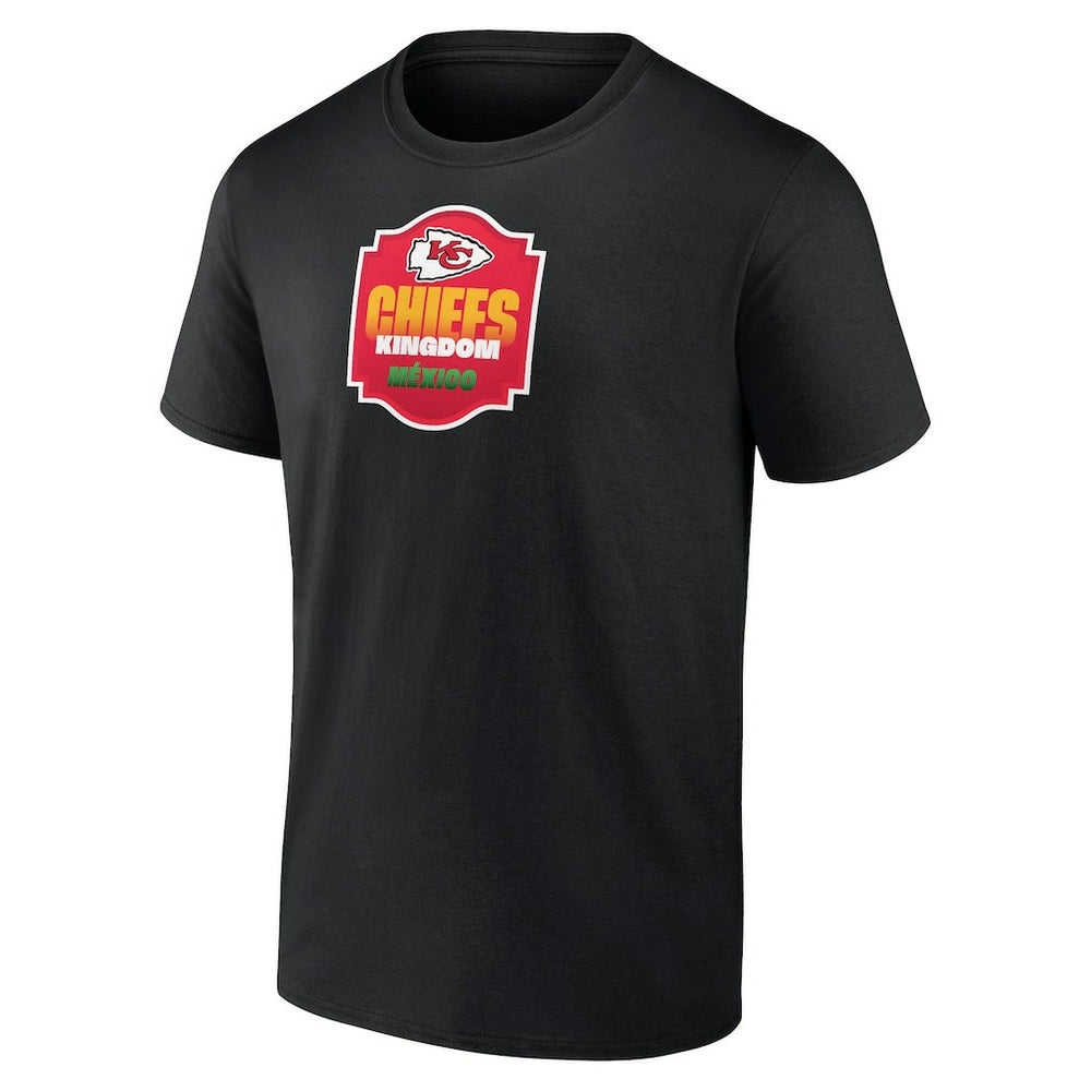 Kansas City Chiefs Kingdom Mexico T-Shirt - Black - NFL