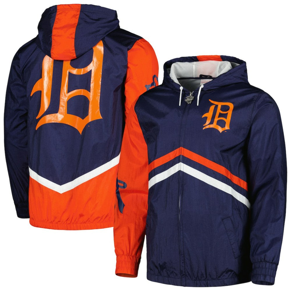 Detroit Tigers Mitchell & Ness Undeniable Full-Zip Hoodie Windbreaker Jacket Online