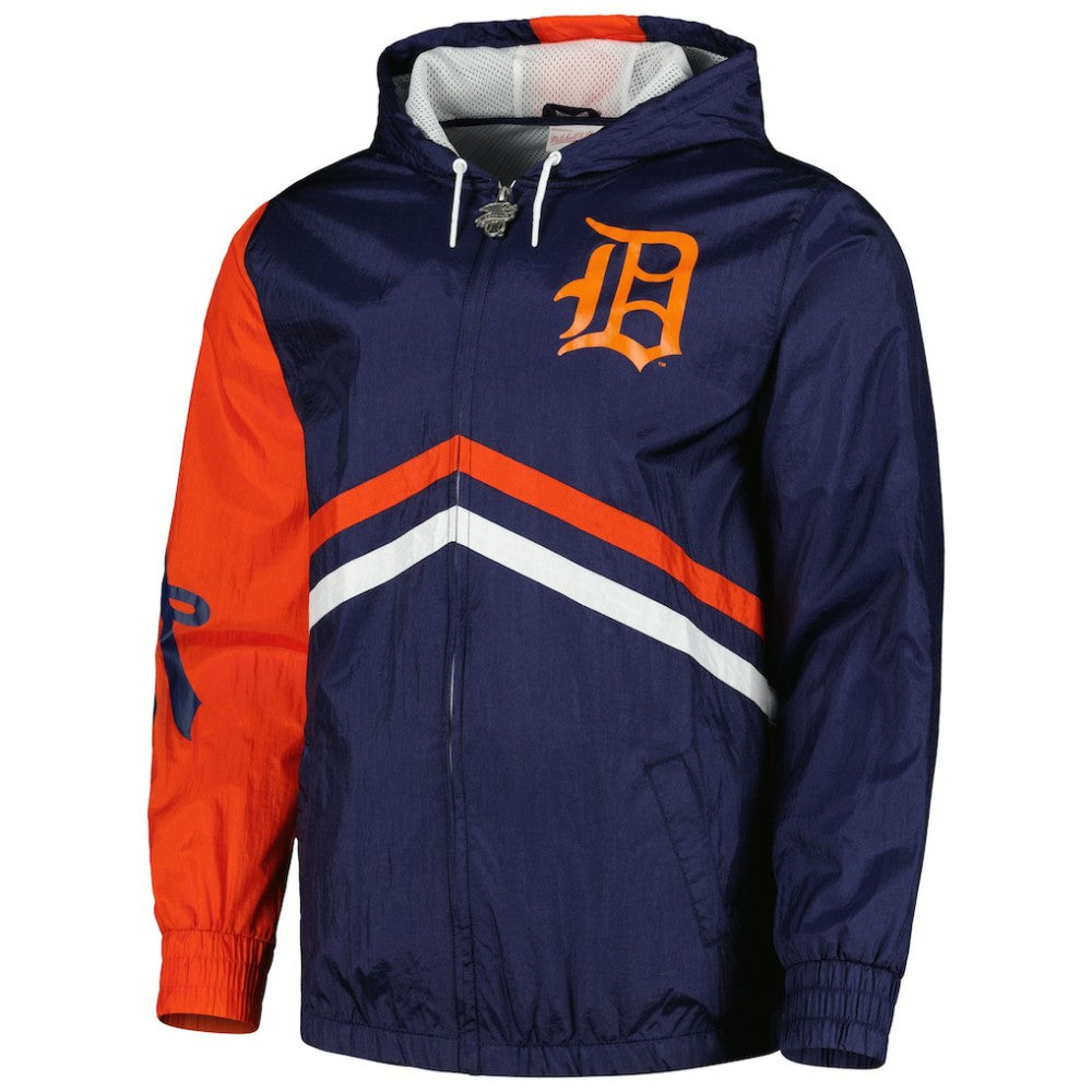 Detroit Tigers Mitchell & Ness Undeniable Full-Zip Hoodie Windbreaker Jacket Online