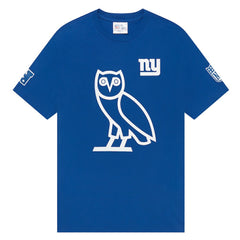 New York Giants OVO Owl Logo T-Shirt - Royal - NFL