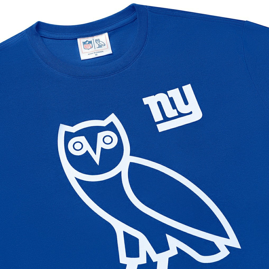 New York Giants OVO Owl Logo T-Shirt - Royal - NFL