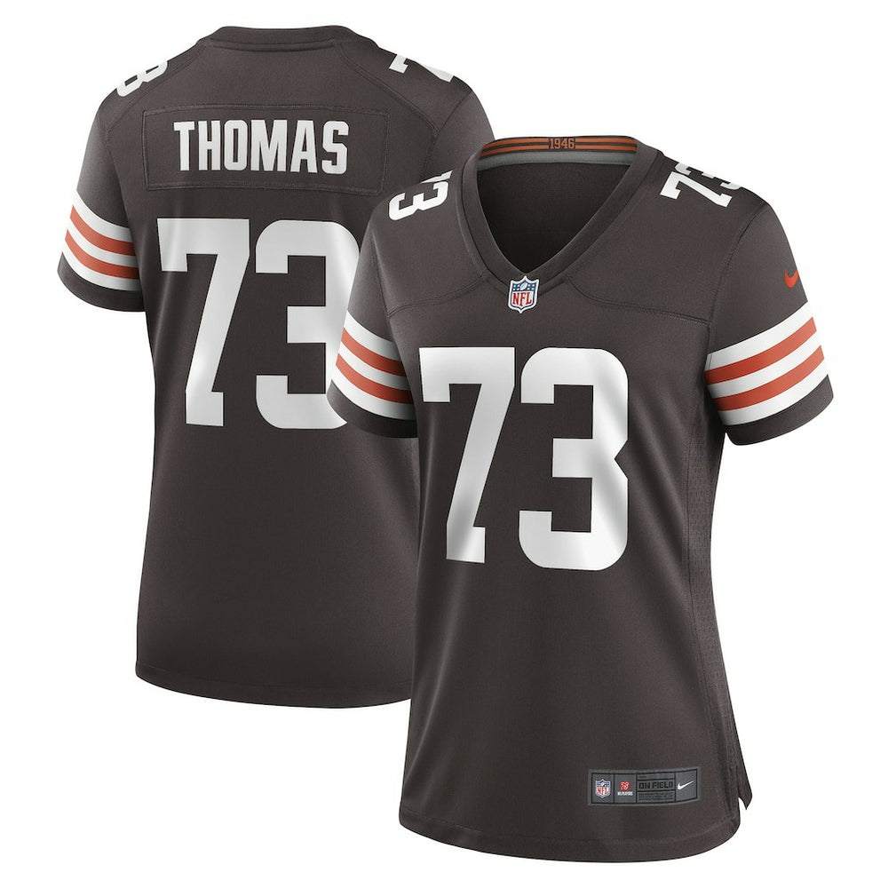 Joe Thomas Cleveland Browns Women's Retired Game Player Jersey - Brown - Nike