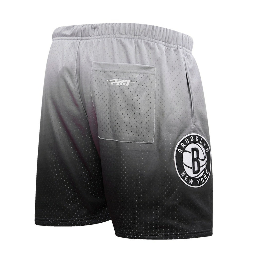 Brooklyn Nets Pro Standard Ombre Mesh Shorts Black/Gray