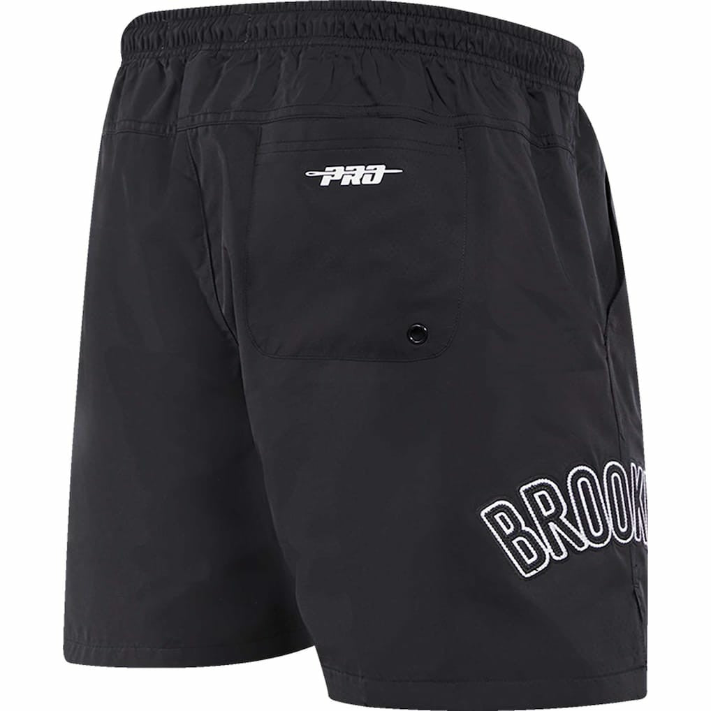 Brooklyn Nets Pro Standard Classics Woven Shorts Black