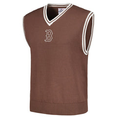 Boston Red Sox PLEASURES Knit V-Neck Pullover Sweater Vest Outlet