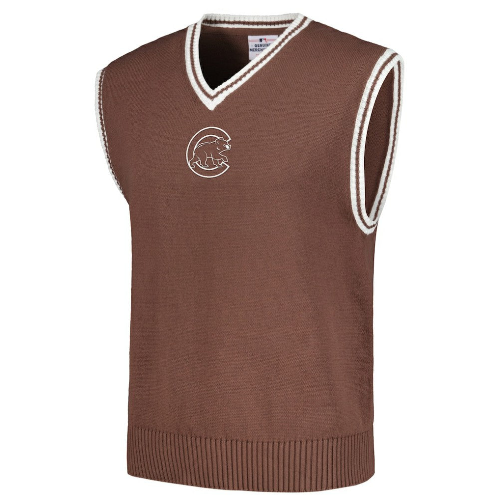 Chicago Cubs PLEASURES Knit V-Neck Pullover Sweater Vest Discount