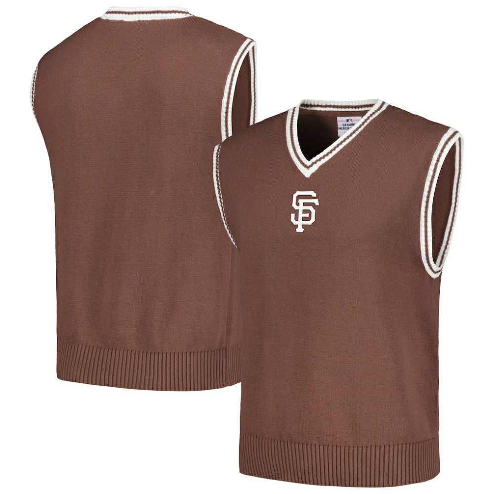 San Francisco Giants PLEASURES Knit V-Neck Pullover Sweater Vest Online