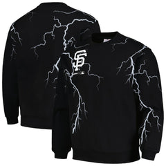 San Francisco Giants PLEASURES Lightning Crewneck Pullover Sweatshirt Near Me