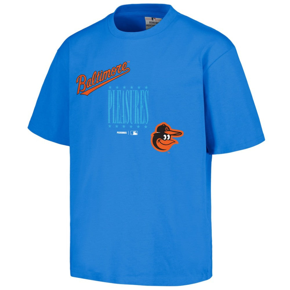 Baltimore Orioles PLEASURES Repurpose T-Shirt Sale
