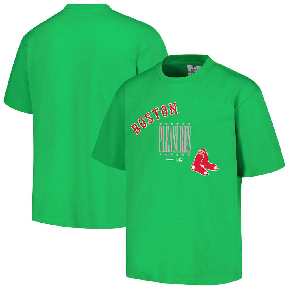 Boston Red Sox PLEASURES Repurpose T-Shirt Outlet