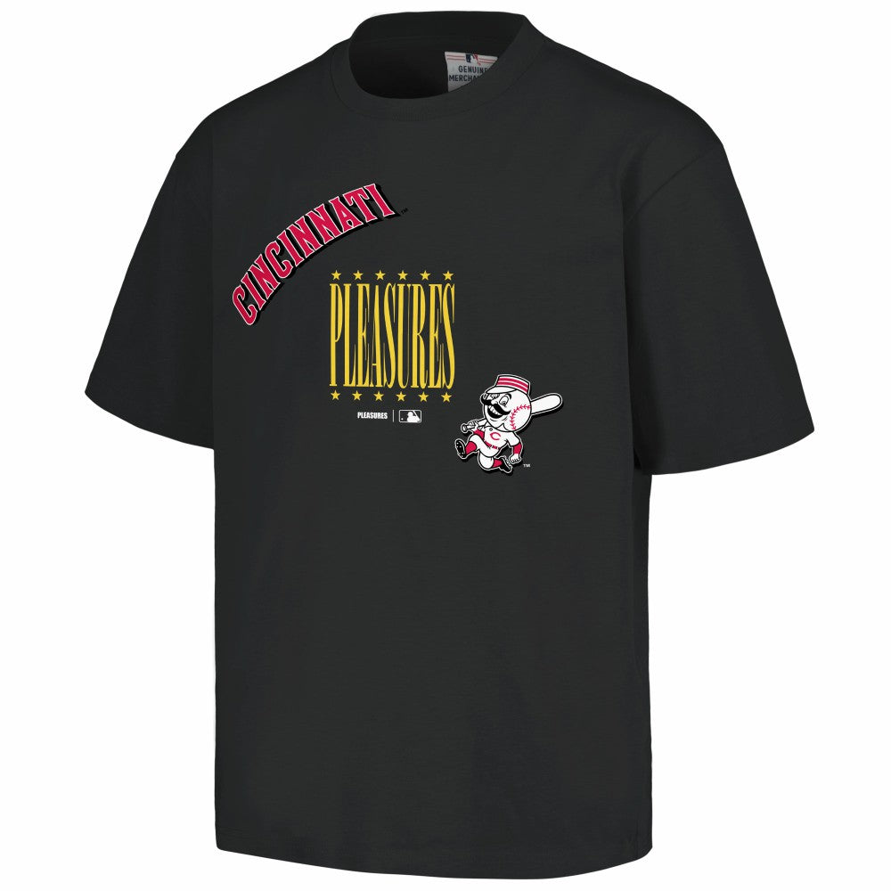 Cincinnati Reds PLEASURES Repurpose T-Shirt for sale