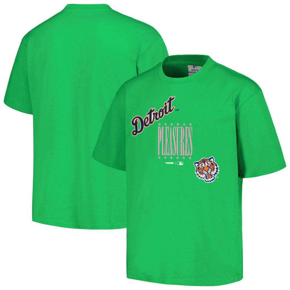 Detroit Tigers PLEASURES Repurpose T-Shirt Near Me