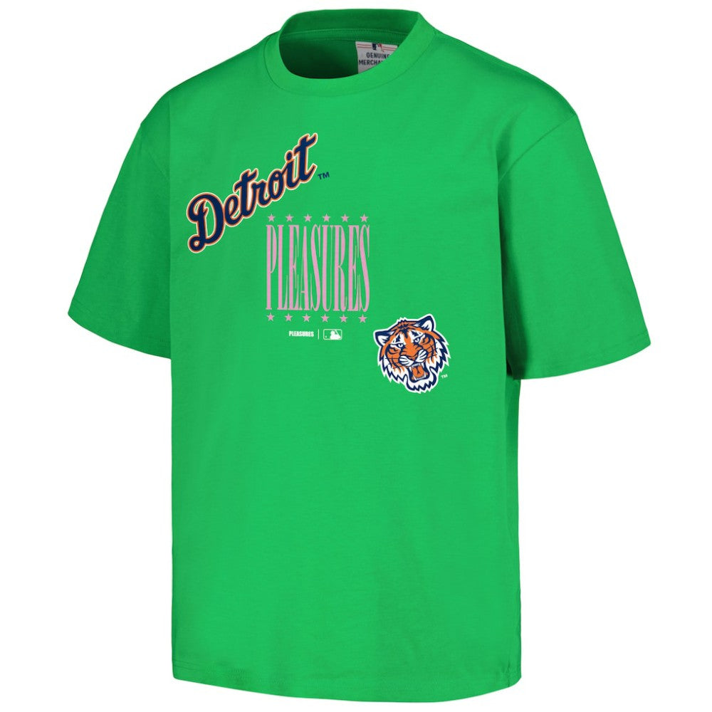 Detroit Tigers PLEASURES Repurpose T-Shirt Near Me