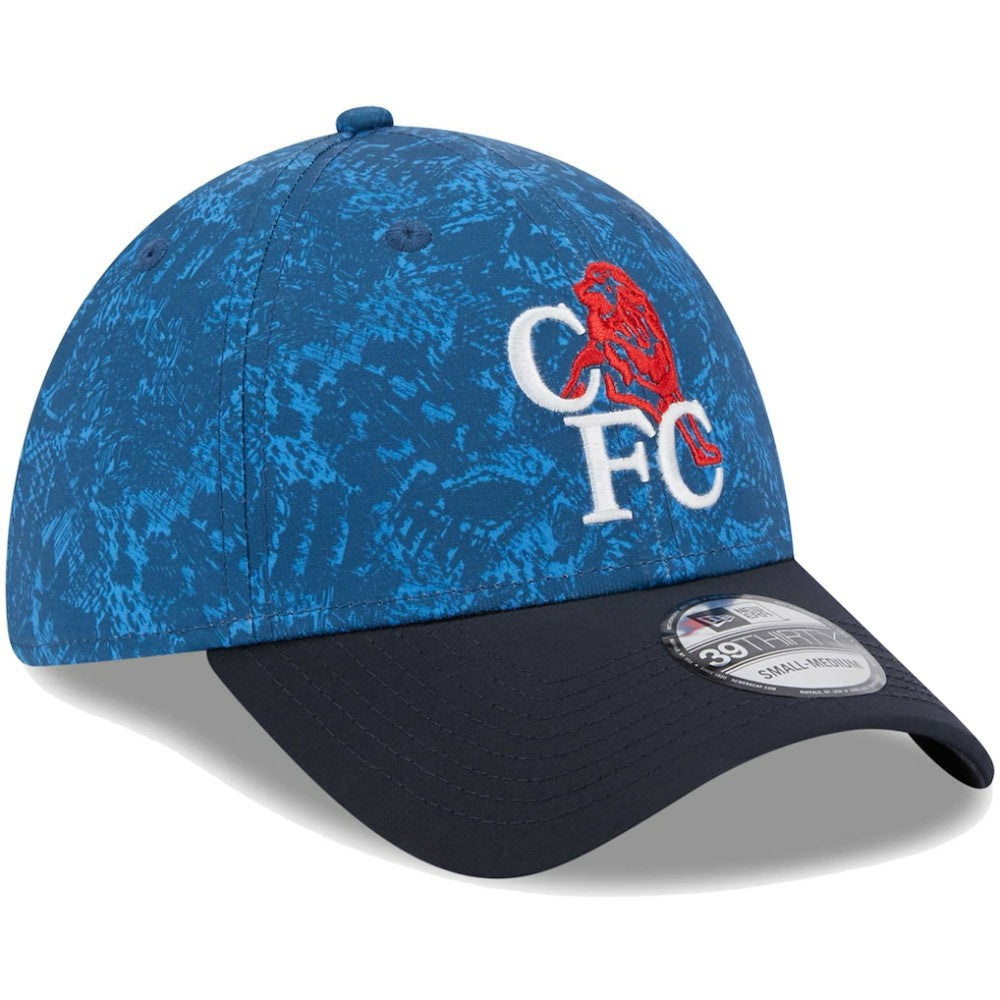 New Era - Chelsea New Era Retro All Over Print 39THIRTY Flex Hat - Blue/Navy