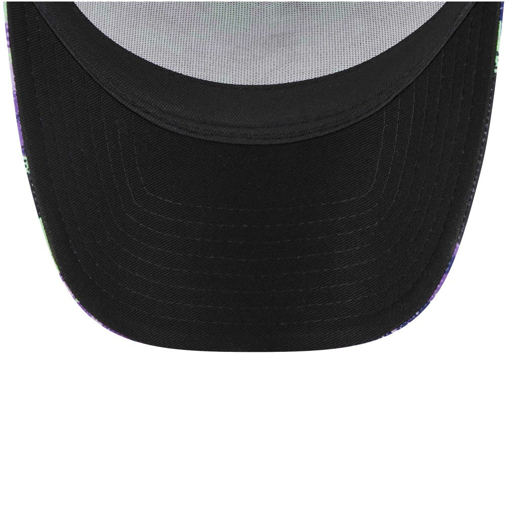 New Era - Tottenham Hotspur New Era Black Glitch All Over Print E-Frame Trucker Adjustable Hat