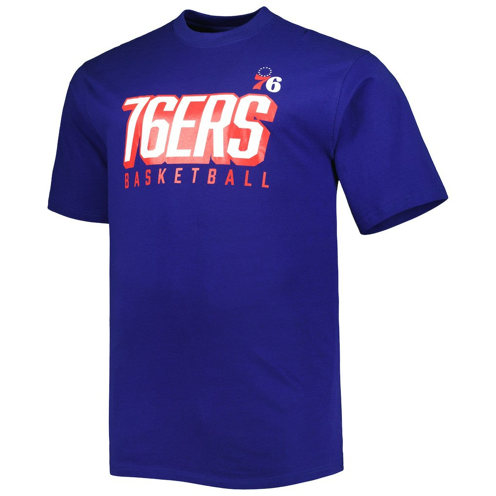 Fanatics Philadelphia 76ers Big & Tall Two-Pack T-Shirt Set Royal/White