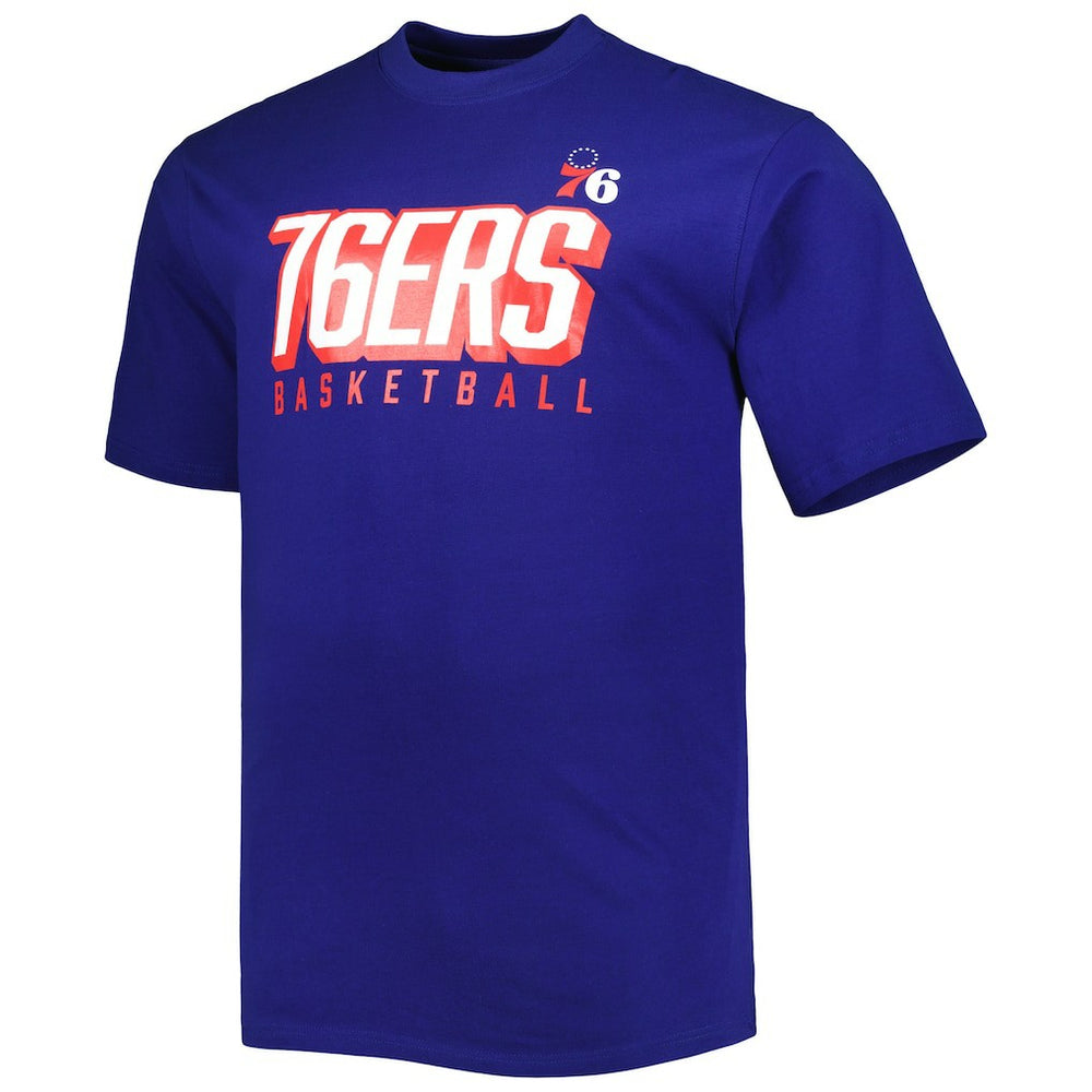 Fanatics Philadelphia 76ers Big & Tall Two-Pack T-Shirt Set Royal/White