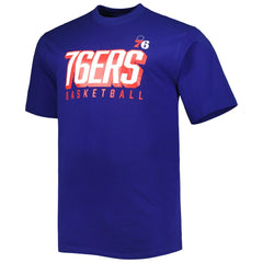 Fanatics Philadelphia 76ers Big & Tall Two-Pack T-Shirt Set Royal/White