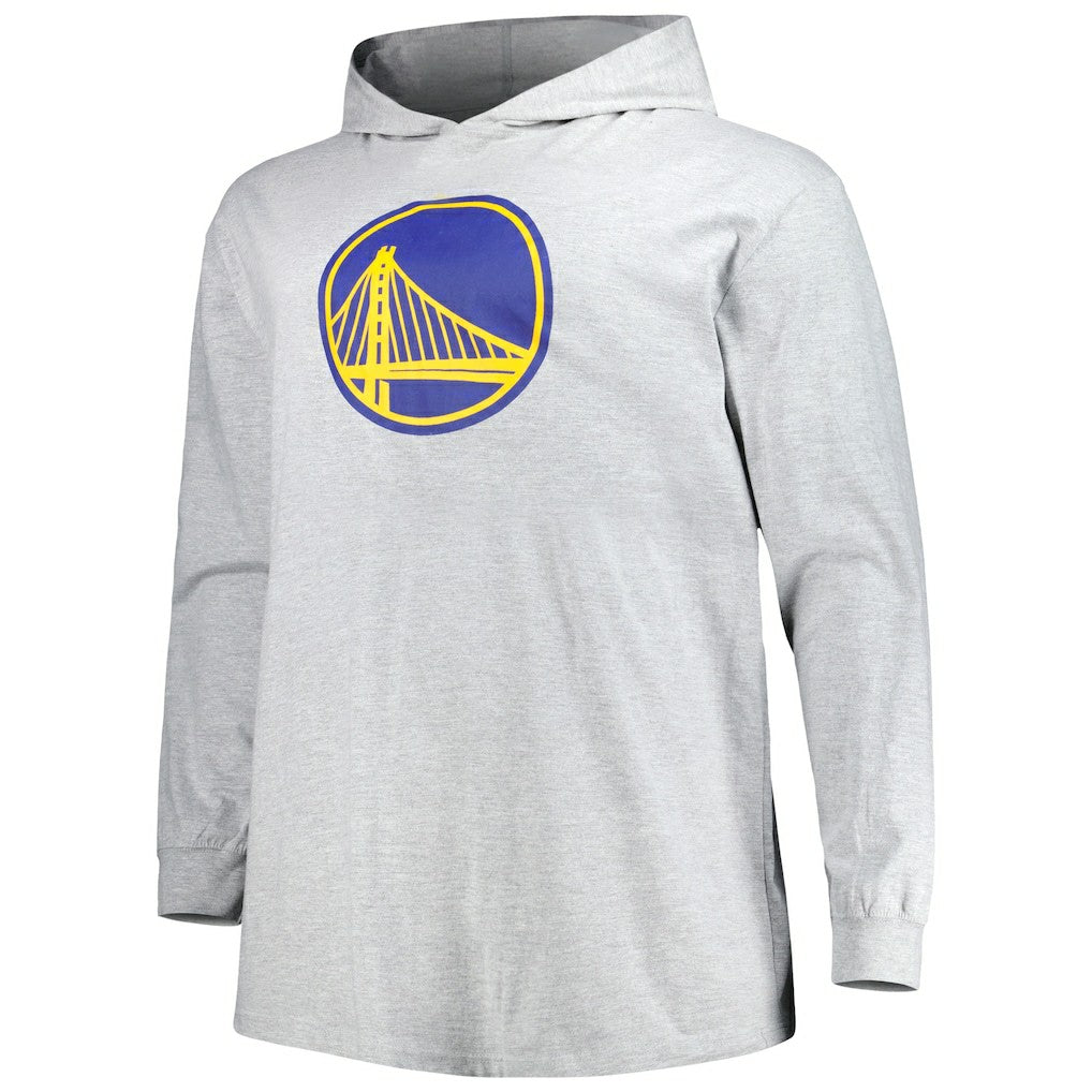 Fanatics Golden State Warriors Big & Tall Pullover Hoodie Heather Gray