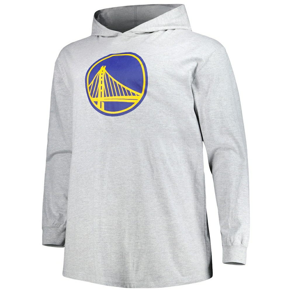 Fanatics Golden State Warriors Big & Tall Pullover Hoodie Heather Gray