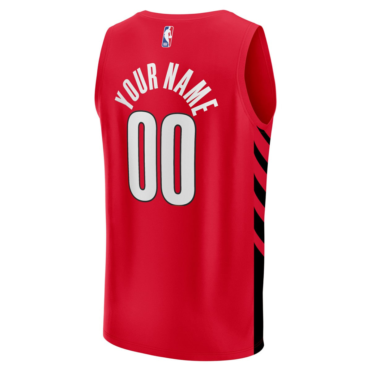 Fanatics Portland Trail Blazers Fast Break Custom Replica Jersey Red Statement Edition