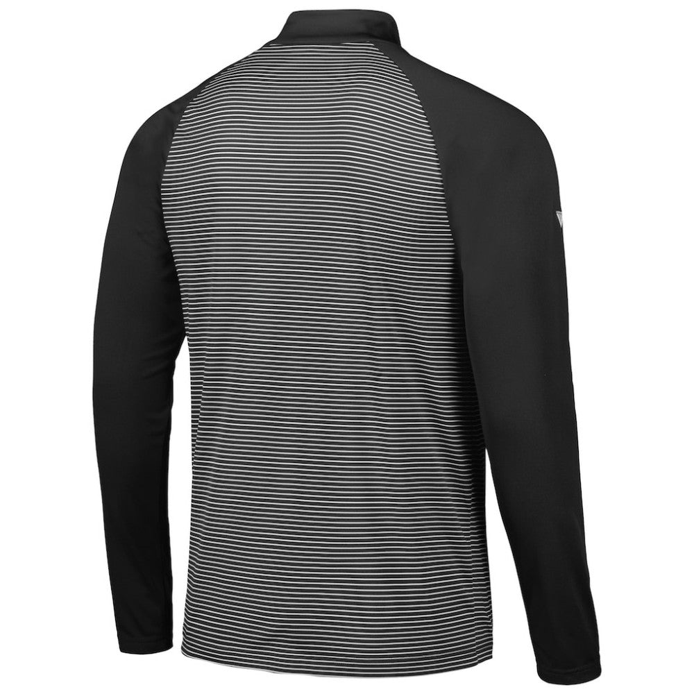 Chicago White Sox Levelwear Charter Striped Raglan Quarter-Zip Top Outlet