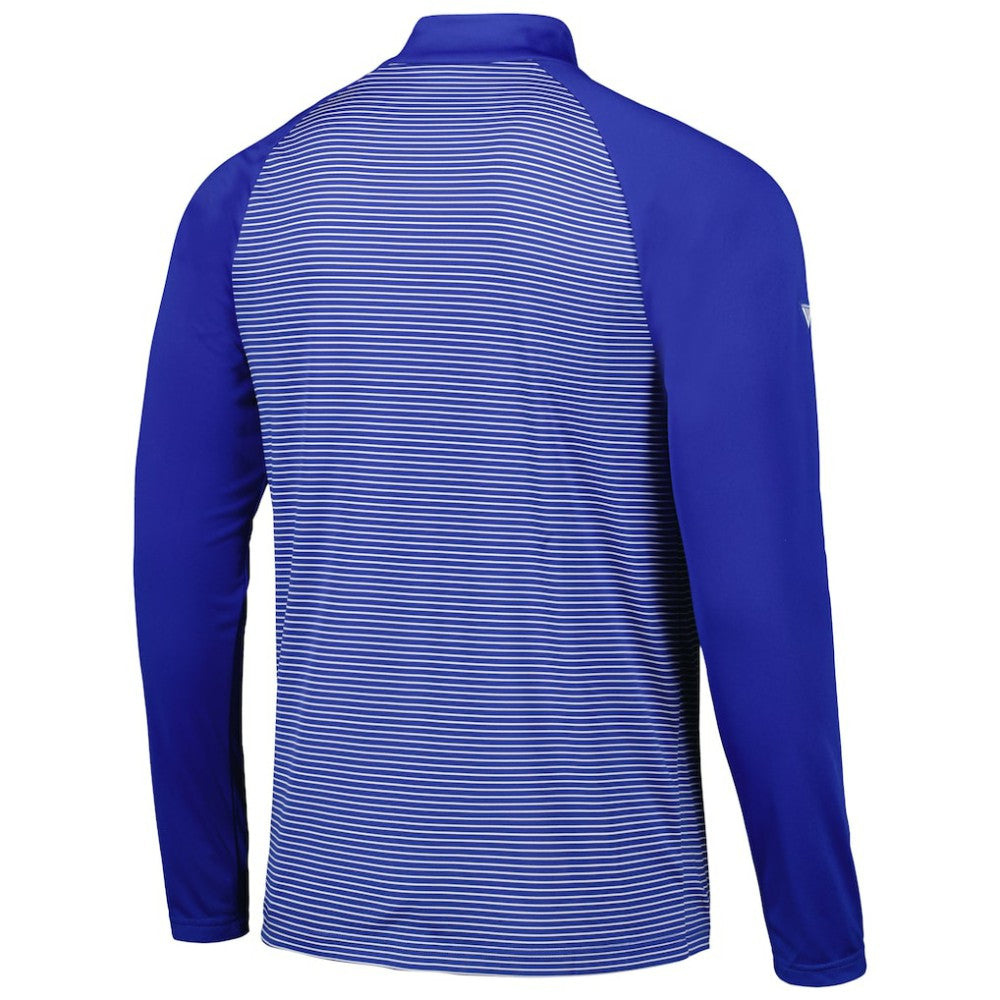 Philadelphia Phillies Levelwear Charter Striped Raglan Quarter-Zip Top Outlet