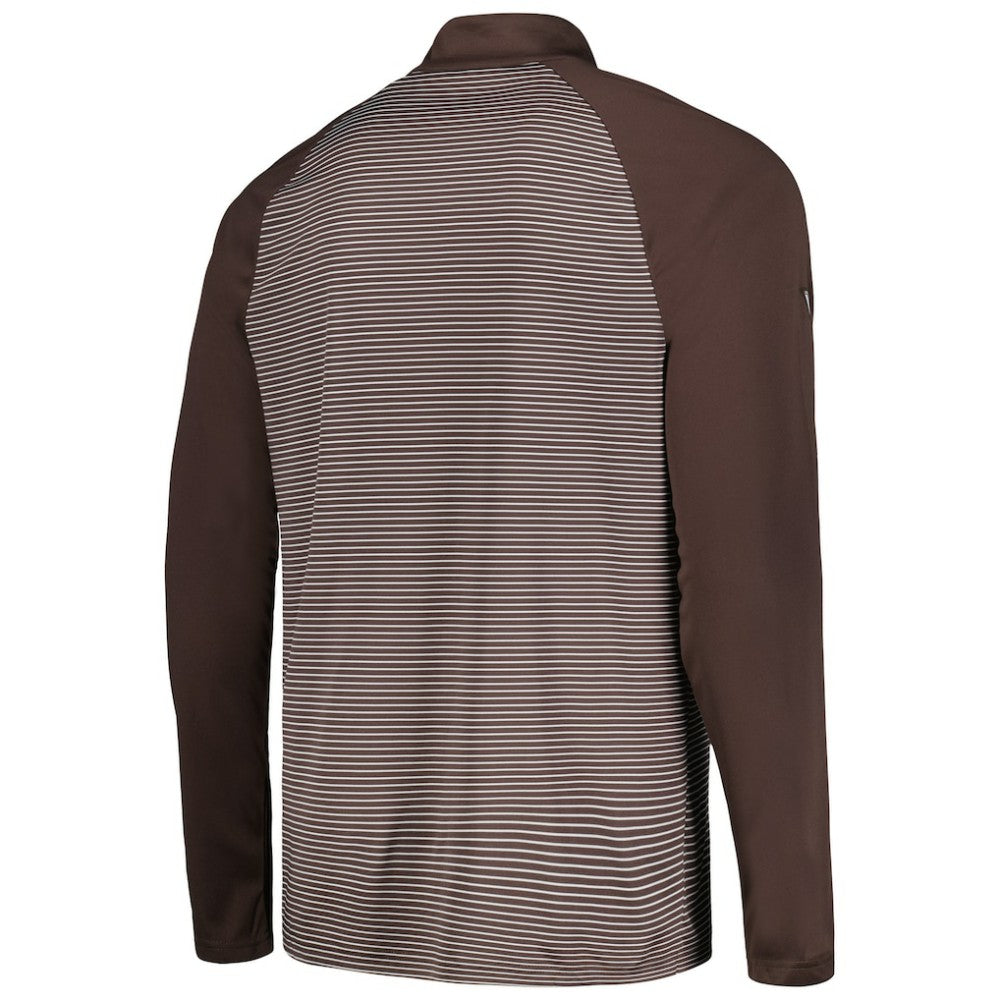 San Diego Padres Levelwear Charter Striped Raglan Quarter-Zip Top Outlet