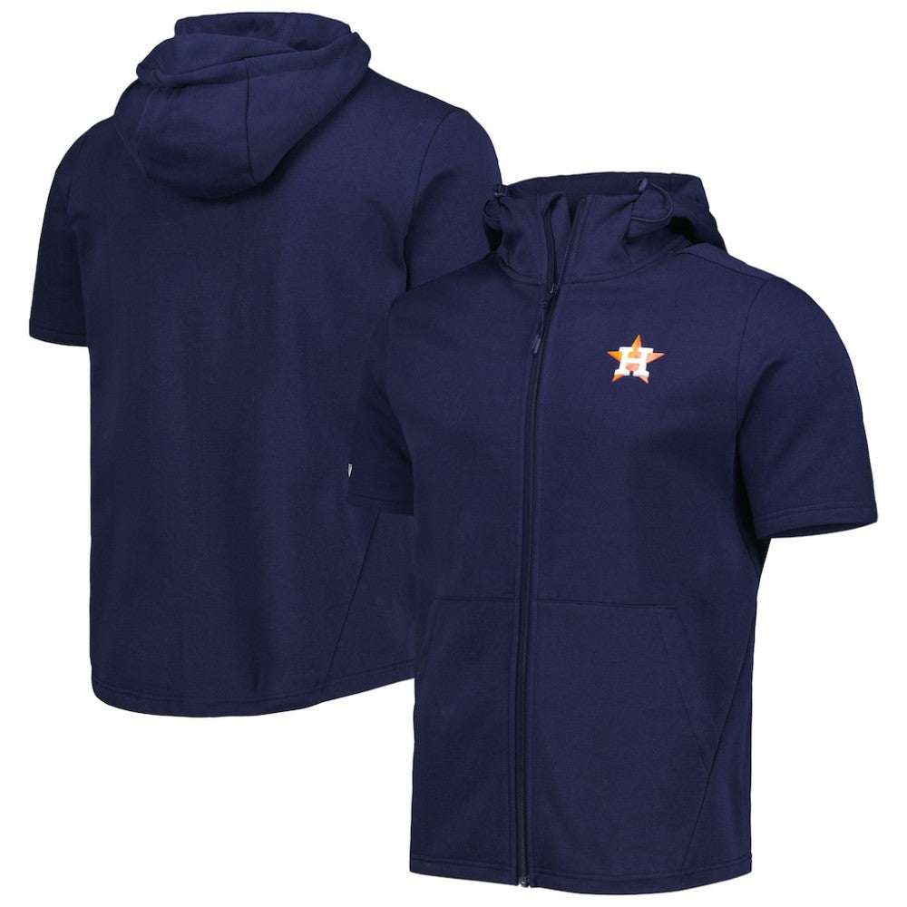 Houston Astros Levelwear Recruit Full-Zip Short Sleeve Hoodie Online
