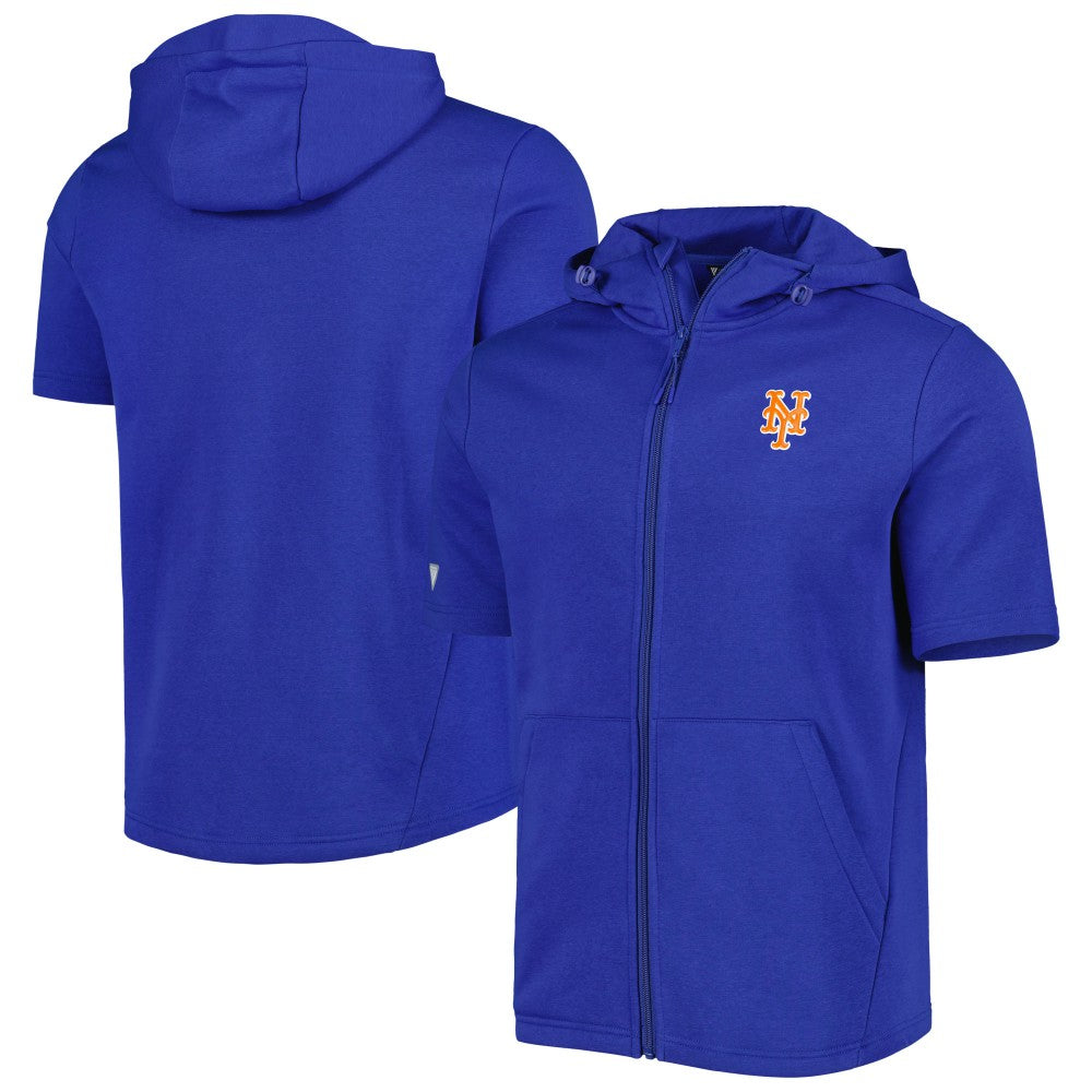 New York Mets Levelwear Recruit Full-Zip Short Sleeve Hoodie Online