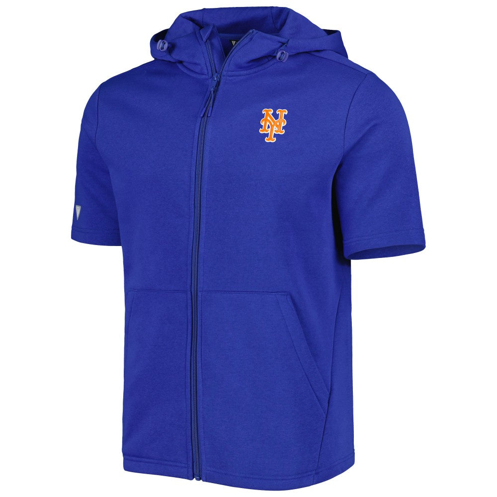 New York Mets Levelwear Recruit Full-Zip Short Sleeve Hoodie Online