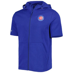 Chicago Cubs Levelwear Recruit Full-Zip Short Sleeve Hoodie for sale