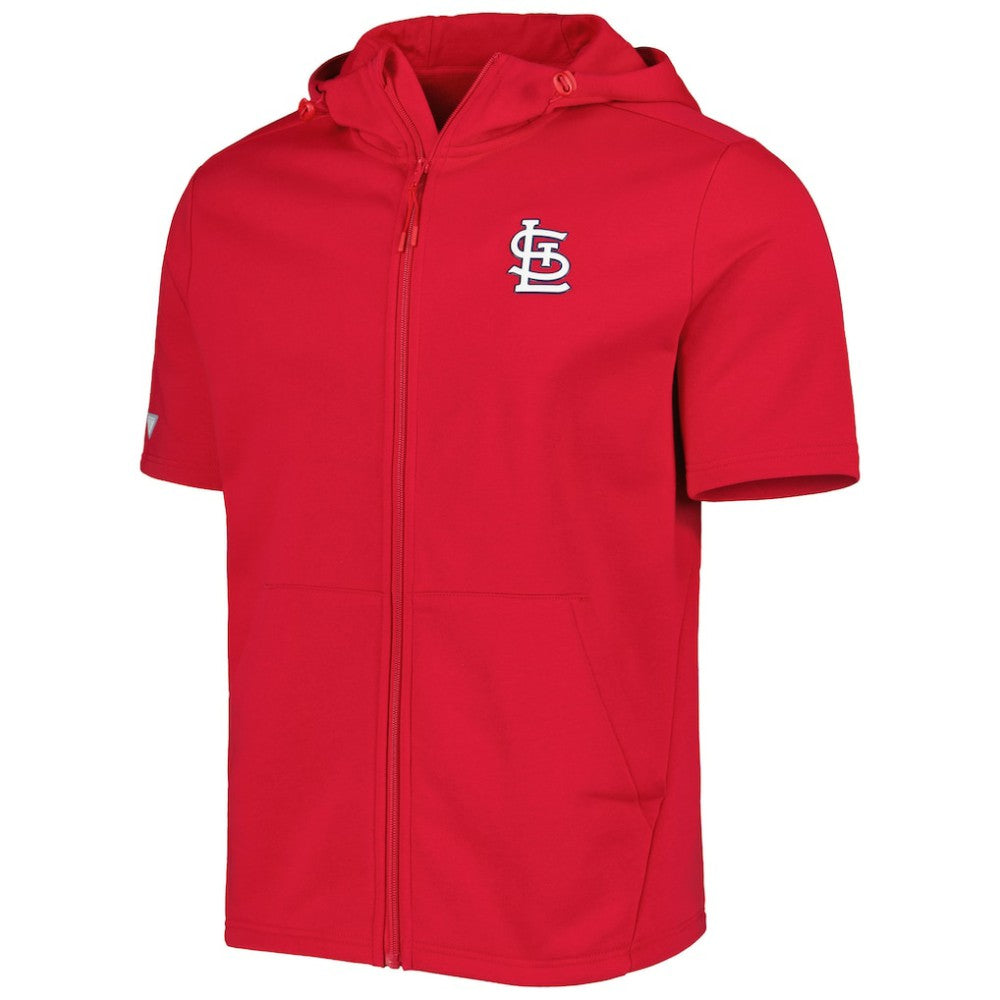 St. Louis Cardinals Levelwear Recruit Full-Zip Short Sleeve Hoodie for sale