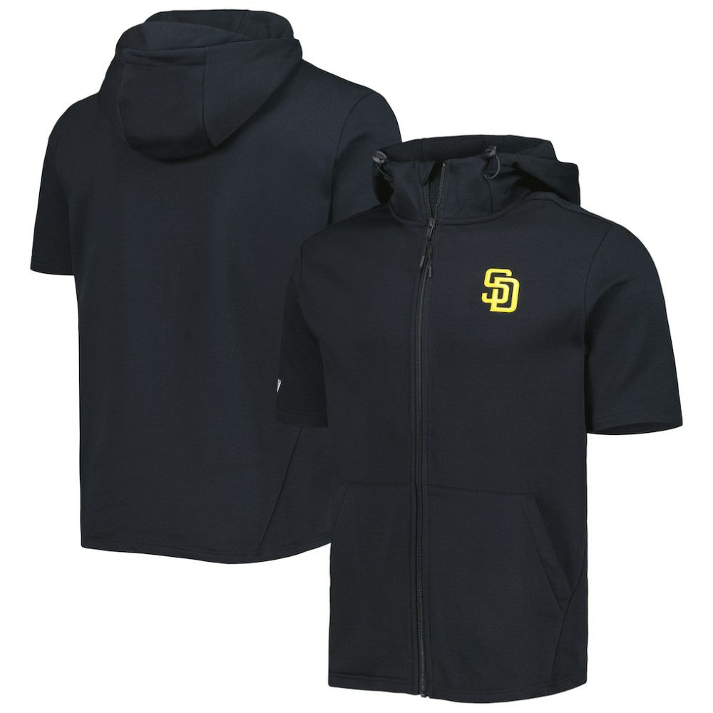 San Diego Padres Levelwear Recruit Full-Zip Short Sleeve Hoodie Near Me